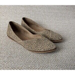 Toms Jutti Neat Loafer Womens Flat 6.5 / 37 Animal Print